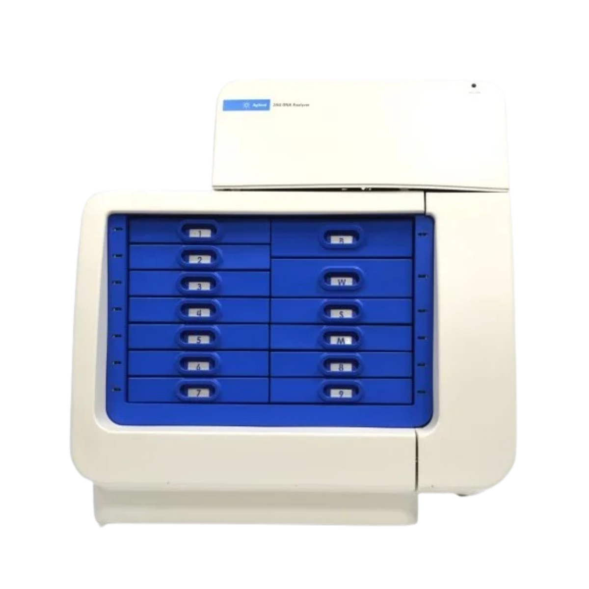 Agilent ZAG DNA Analyzer system for DNA fragment analysis
DNA fragment analysis,
nucleic acid analysis instrument,
genomics equipment,
DNA sizing system