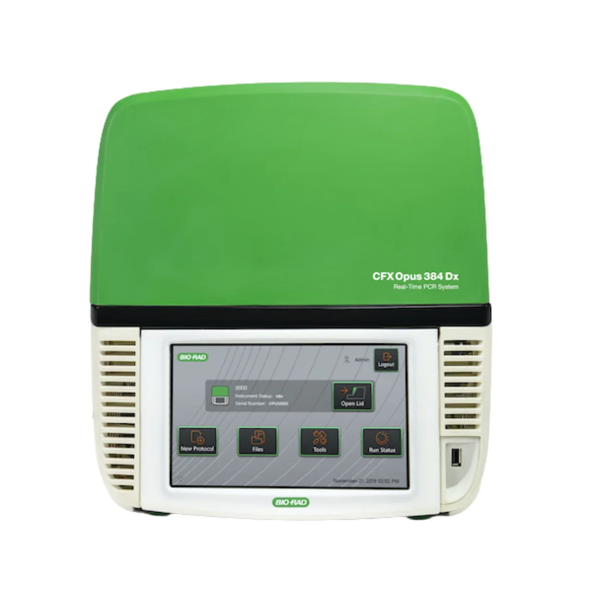 Bio-Rad CFX Opus 384 Real-Time PCR system front view