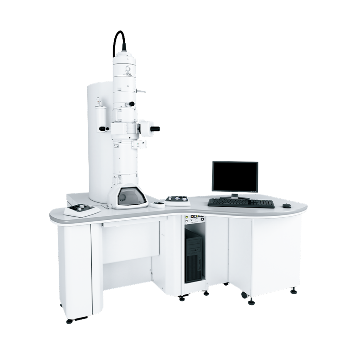 JEOL JEM-1400 Transmission Electron Microscope with accessories for nanoscale imaging
material science microscope,
laboratory electron microscope,
research microscopy instrument,