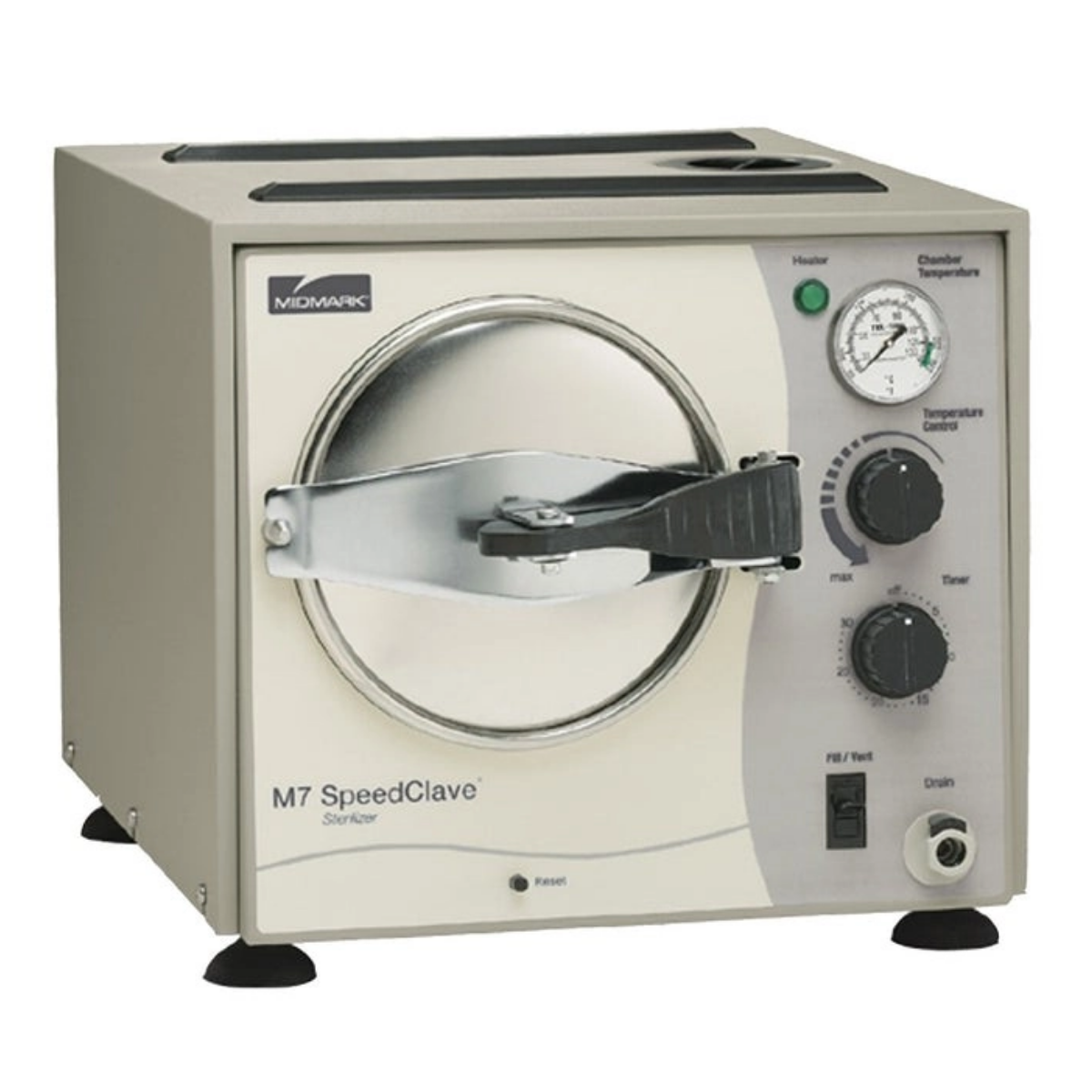 Ritter/Midmark M7 SpeedClave automatic steam autoclave for fast instrument sterilization
Ritter M7 SpeedClave,
Midmark SpeedClave autoclave,
automatic steam sterilizer,
Ritter Midmark sterilization