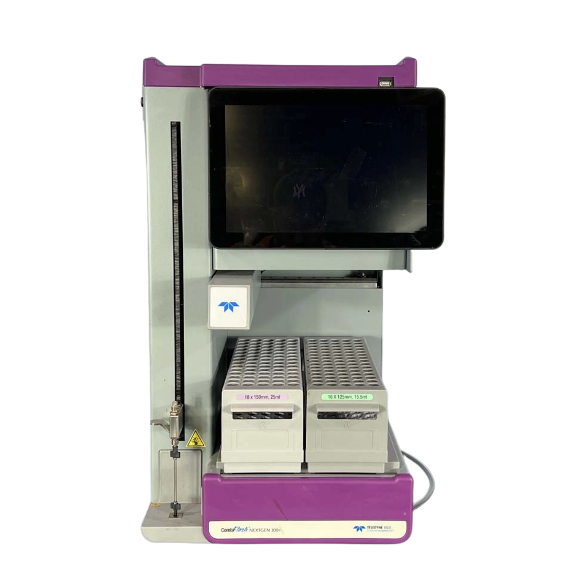 Teledyne ISCO CombiFlash Nextgen 300+ FPLC System laboratory equipment
Teledyne ISCO,
CombiFlash Nextgen 300+,
Nextgen 300+,
FPLC System,
Teledyne ISCO FPLC system,
lab instrumentation,
peptide purification,
laboratory equipment,
Drug Discovery Equipment,