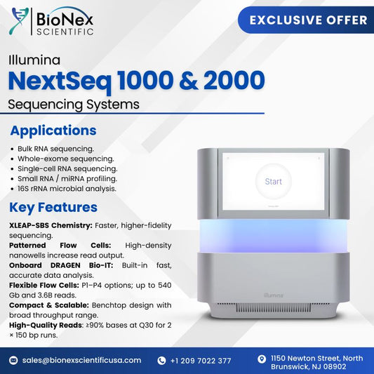 illumina nextseq 1000 and 2000 for accelerated genomic research and dna sequencing