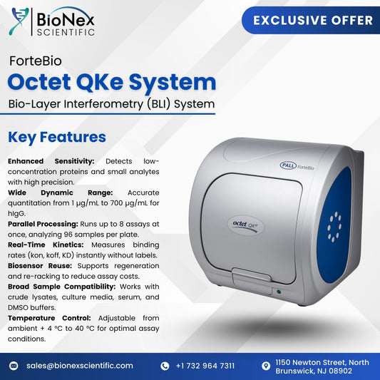 fortebio octet qke system for precision biomolecular interaction analysis and research