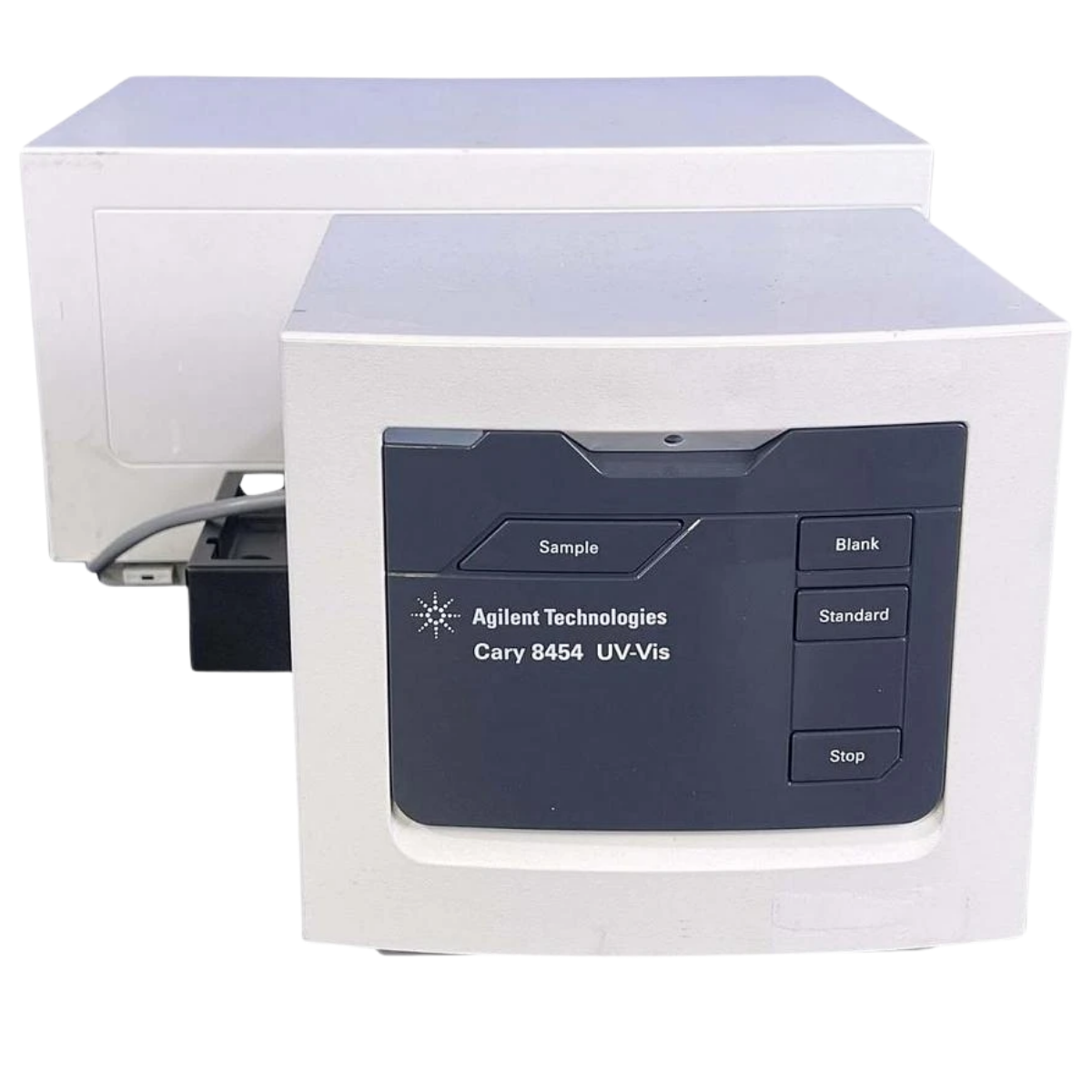 Agilent Cary 8454 UV-Vis spectrophotometer for precise absorbance measurements in research and clinical labs 
Agilent Cary 8454,
UV-Vis spectrophotometer,
visible light spectrophotometer,
environmental spectrophotometer
