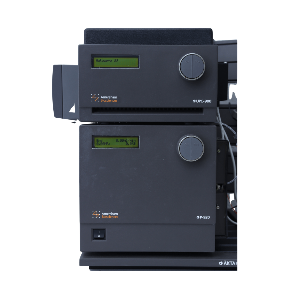 Amersham Pharmacia Biotech ÄKTA FPLC system for protein purification and biopharmaceutical research
Drug Discovery Equipment,
Antibody Purification,
Life Science Instruments,
Analytical FPLC