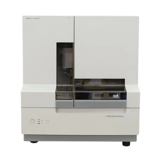 ABI 3130 Genetic Analyzer instrument  benchtop DNA sequencer with built-in touchscreen and multiple sample plate slots.
ABI 3130,
ABI 3130 Genetic Analyzer,
ABI 3130 Molecular Biology Analyzer,
ABI 3130 Electrophoresis DNA System,
ABI 3130 DNA Sizing System,
ABI 3130 DNA Fragment Analyzer,
Applied Biosystems 3130