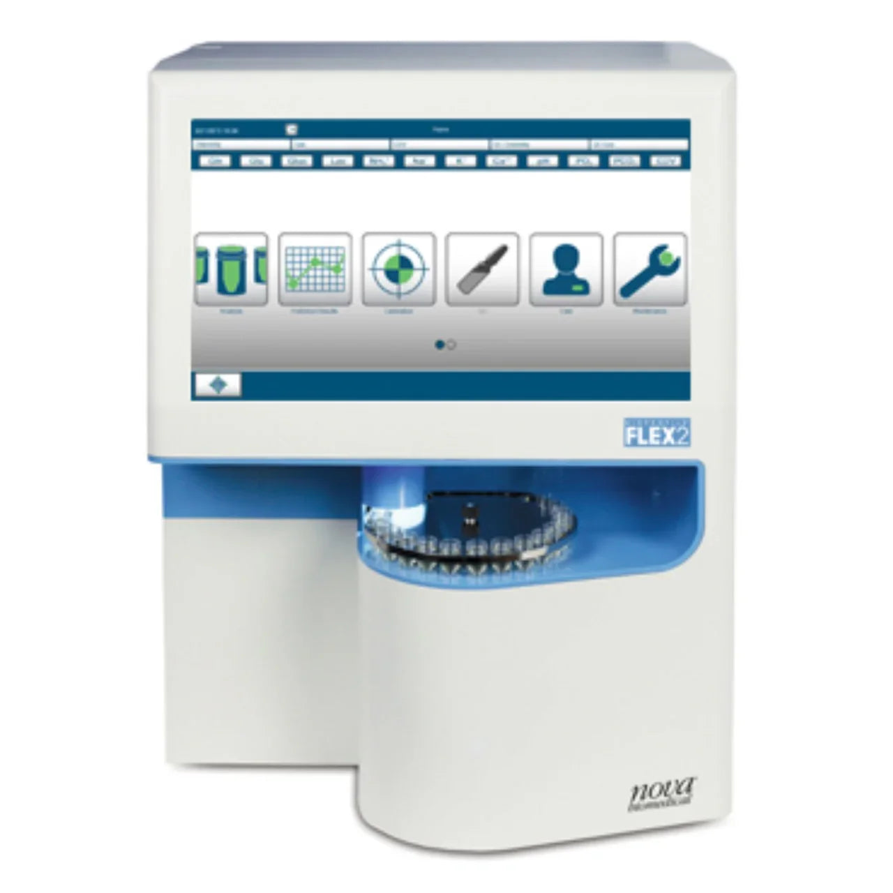 Bottle of Bioprofile FLEX2 Advanced Joint Support Supplement
Nova Biomedical FLEX2,
cell culture analyzer,
bioprocess analyzer,
metabolite monitoring system,