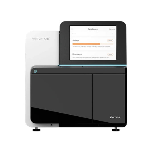 Illumina NextSeq 550 Sequencing System for high-throughput DNA and RNA genomics
NextSeq 550 NGS system,
NextSeq 550 sequencer,
NextSeq 550,
Illumina NextSeq 550,

