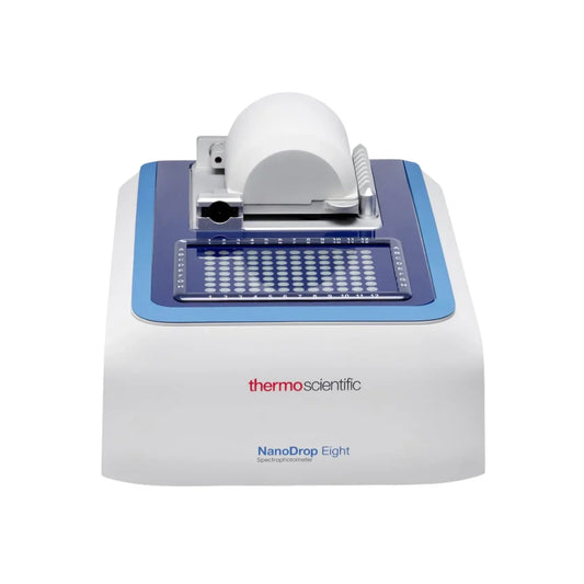 Thermo Fisher NanoDrop Eight Microvolume Spectrophotometer for DNA, RNA, and protein quantification
Thermo NanoDrop Eight,
NanoDrop Eight,
eight-sample spectrophotometer,
NanoDrop Eight specifications,
