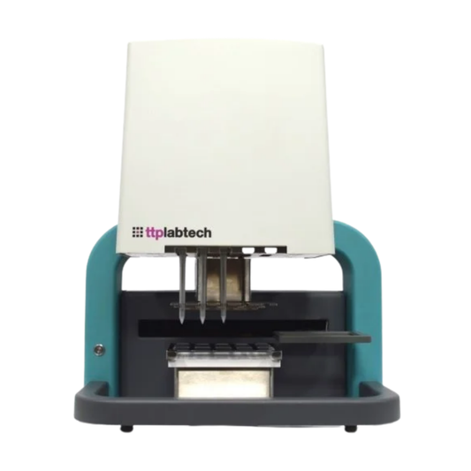 TTP Labtech Dragonfly Crystal liquid handler for high-precision low- to mid-volume automated dispensing
Dragonfly Crystal liquid handler,
non-contact dispensing system,
genomics automation platform,