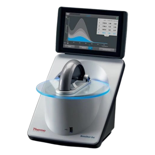 Thermo Scientific NanoDrop One microvolume spectrophotometer for rapid DNA, RNA, and protein quantification
Thermo Scientific NanoDrop One,
NanoDrop One microvolume spectrophotometer,
microvolume UV-Vis analyzer,
clinical research quantification