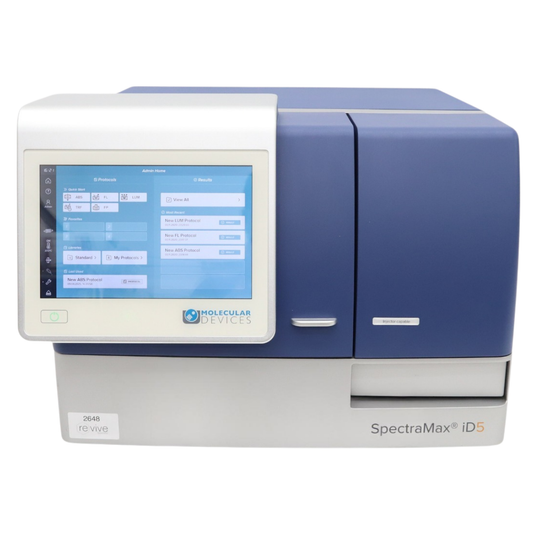 Molecular Devices SpectraMax iD5 multi-mode microplate reader for laboratory assays
used SpectraMax iD5
SpectraMax iD5,
SpectraMax iD5 microplate reader,
SpectraMax iD5 plate reader,
fluorescence reader,
Molecular Devices SpectraMax iD5
microplate reader,
multi-mode microplate reader,
Analytical lab instrument